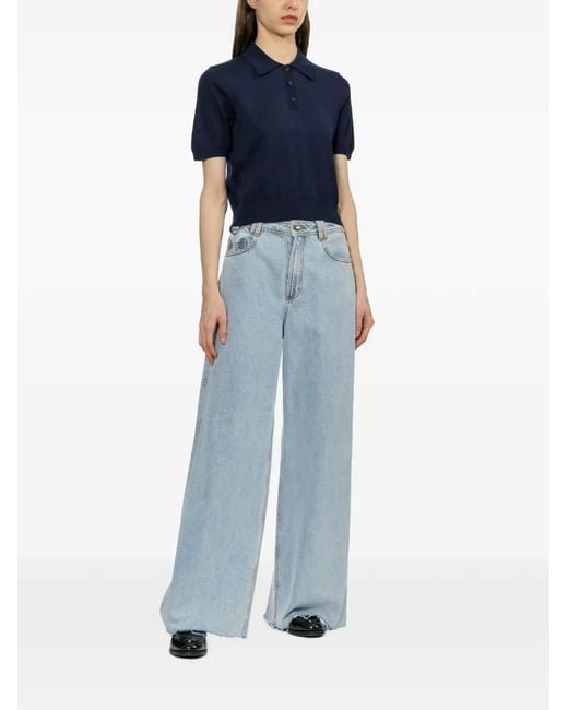 A.P.C. Blue Ruby Polo Shirt