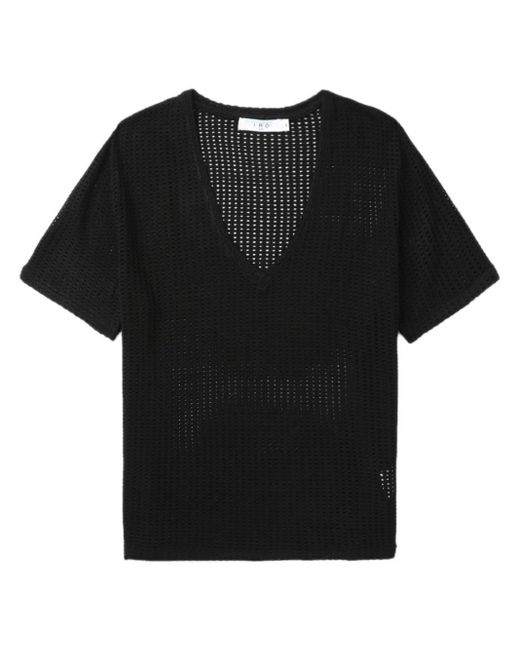 T-shirt Belaid à détails de perforations IRO en coloris Black