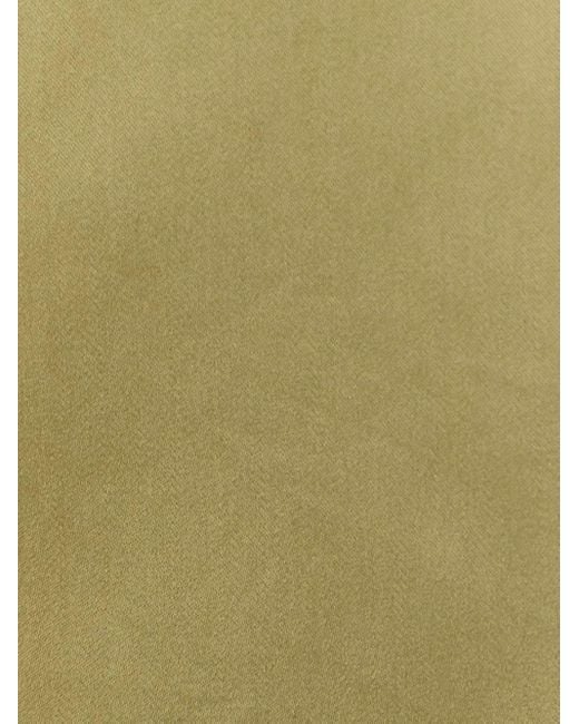 Notes Du Nord Green Long-Sleeve Curved-Hem Shirt