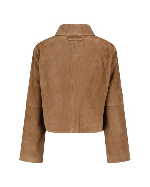 Low Classic Brown Suede Jacket