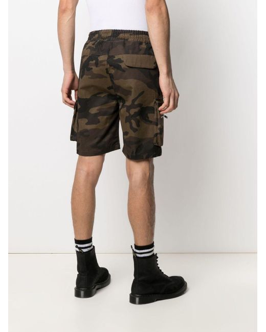 Represent Baumwolle Cargo-Shorts mit Camouflage-Print in Braun für Herren -  Lyst