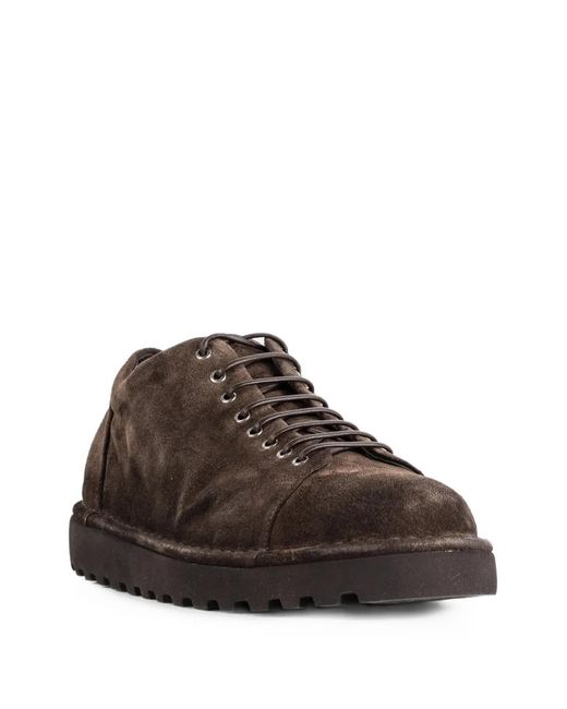 Marsèll Brown Pallottola Suede Derby Shoes