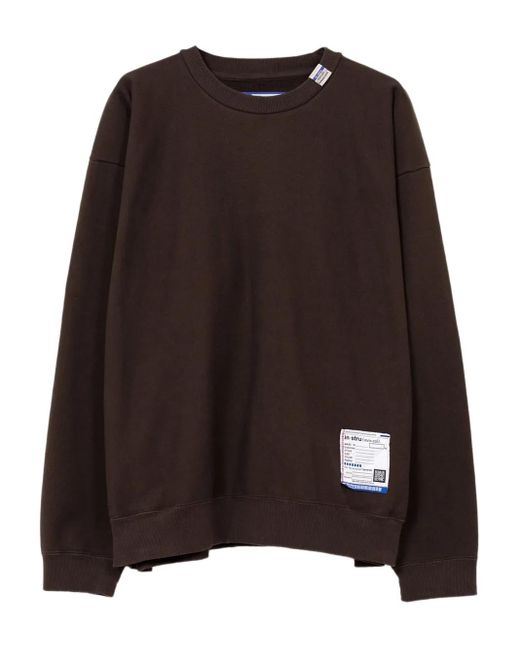 in・stru(men-tal) Brown Logo-Patch Sweatshirt for men