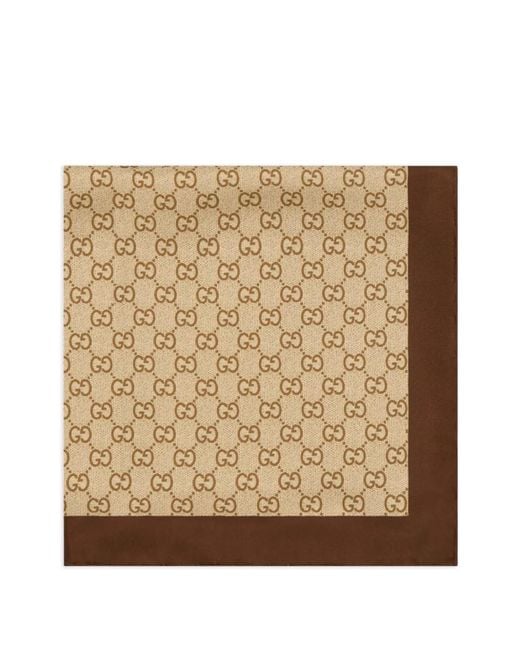 Gucci Natural Gg Supreme Scarf
