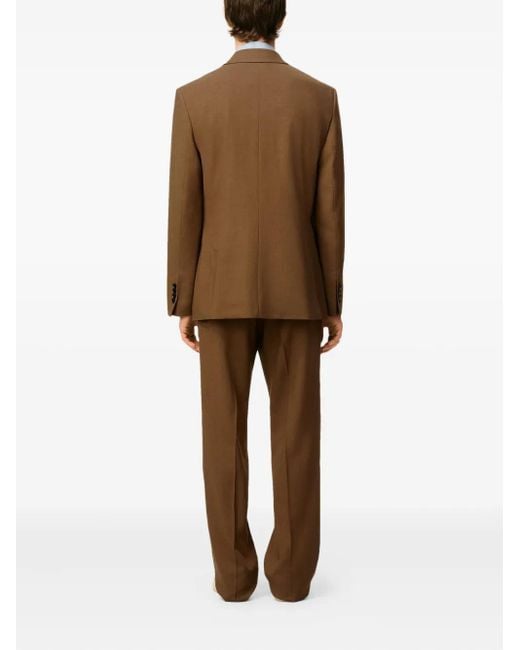 AMI Green Double-Breasted Blazer for men