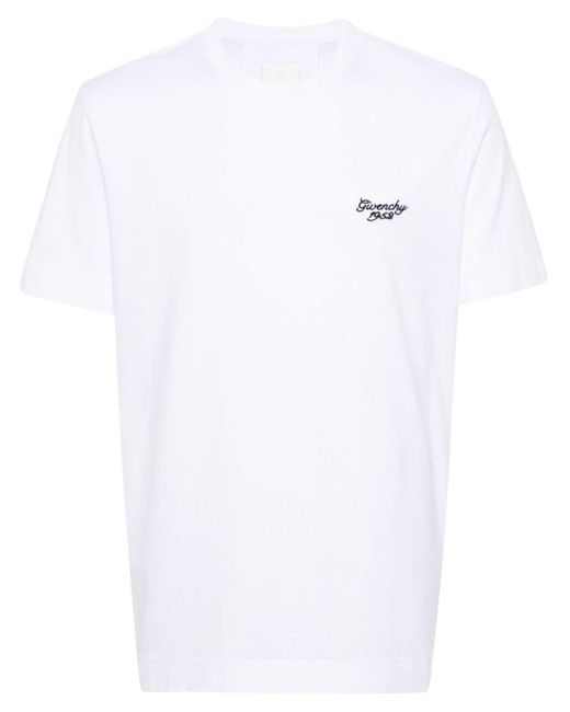 Givenchy White T-shirt 1952 Slim In Cotone for men