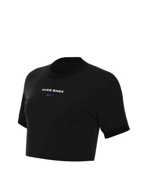 Nike Black Cropped T-Shirt