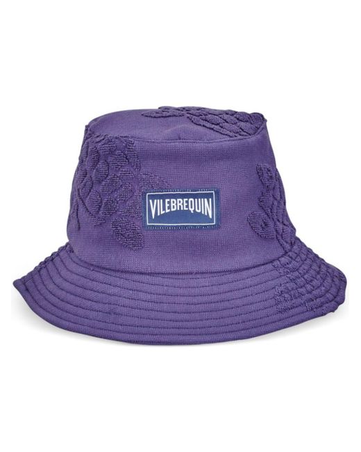 Vilebrequin Purple Boheme Cotton Bucket Hat