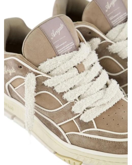 Axel Arigato Area Lo Sneakers mit Wildledereinsätzen in Brown für Herren