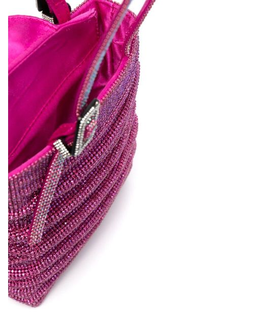 Benedetta Bruzziches Pink Lollo La Grande Crystal-embellished Tote Bag