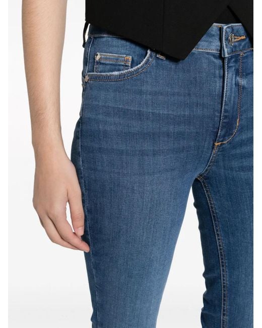 Vaqueros skinny con detalles de strass Liu Jo de color Blue