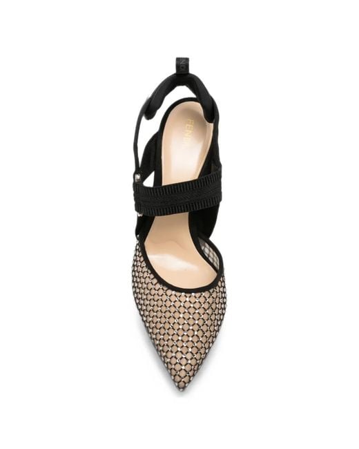 Fendi Black Leather Pumps