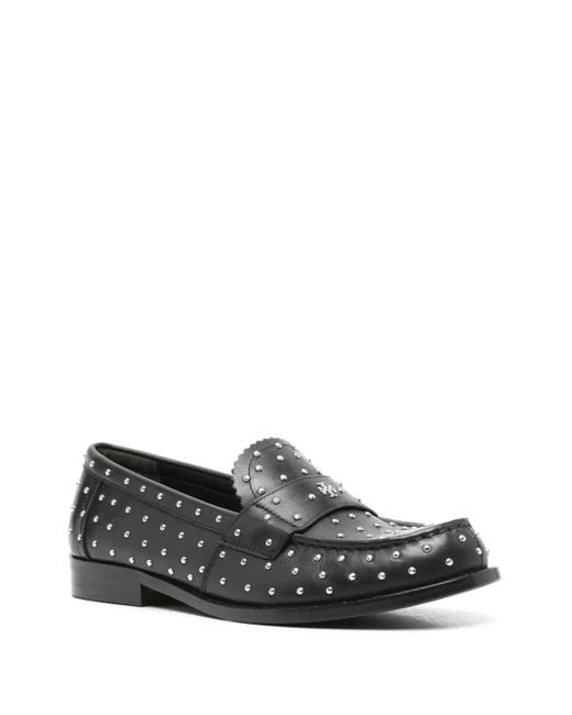Tory Burch Gray Studded Loafers