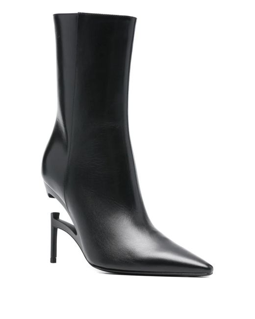 B1ARCHIVE Black 118Mm Point-Toe Sculpted-Heel Boots