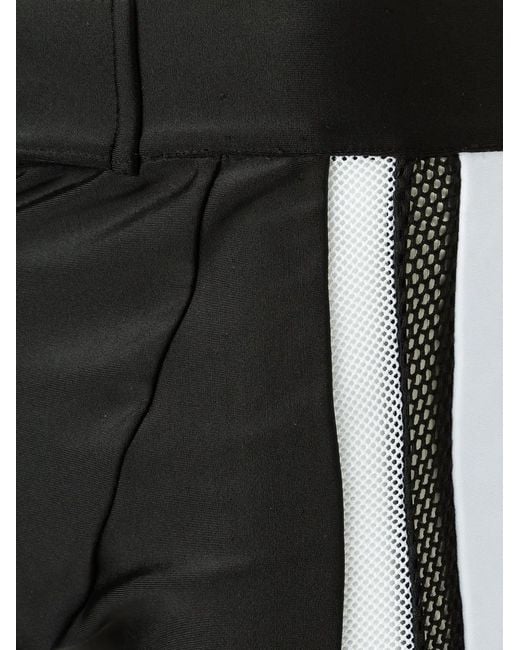Amir Slama Black Mesh Panelled Trunks for men