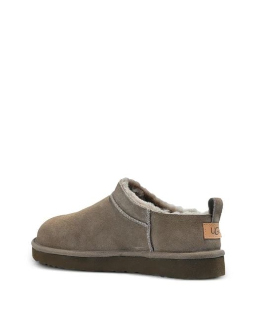 Ugg Gray Classic Micro Boots