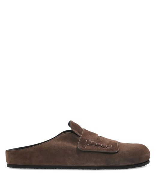 Jacquemus Slipper aus Wildleder in Brown für Herren