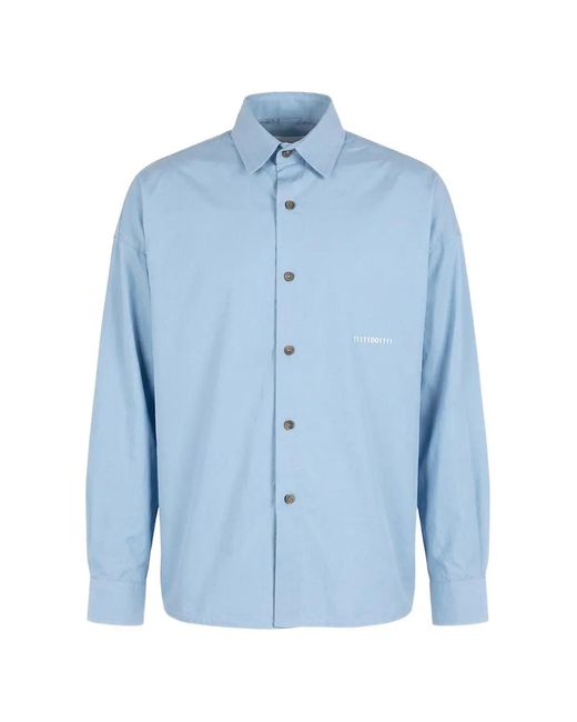 Societe Anonyme Blue Buttoned Oversized Shirt