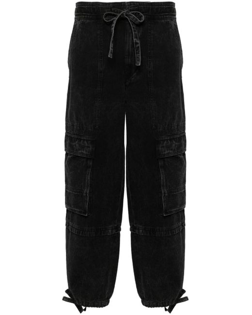 Isabel Marant Ivy Cropped Jeans in het Black