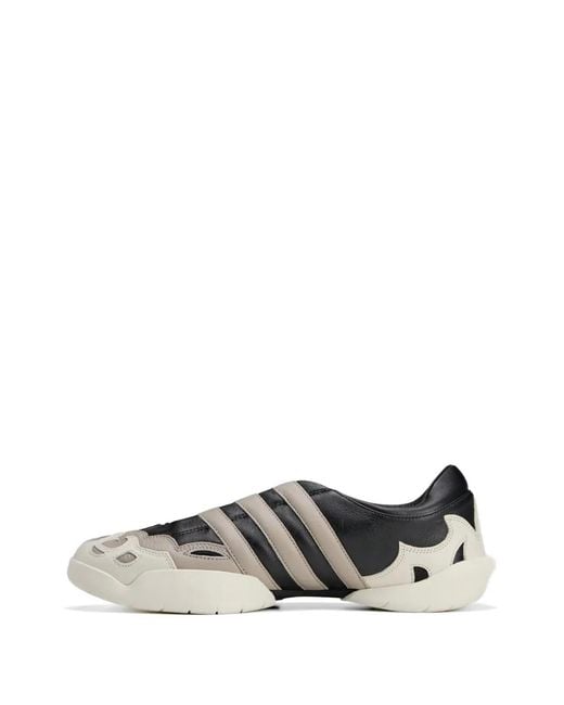 Y-3 White Regu Panelled Mary-Jane Sneakers