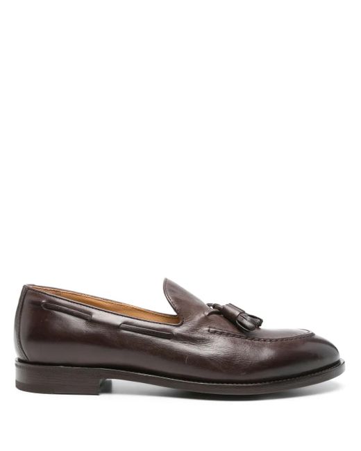 Mocassini Da Barca Con Nappe di Henderson in Brown da Uomo