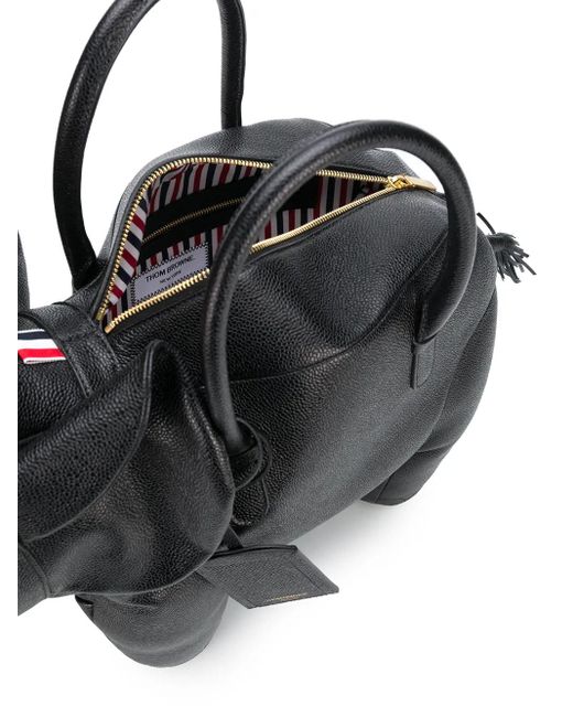 Thom Browne Black Elephant Bag