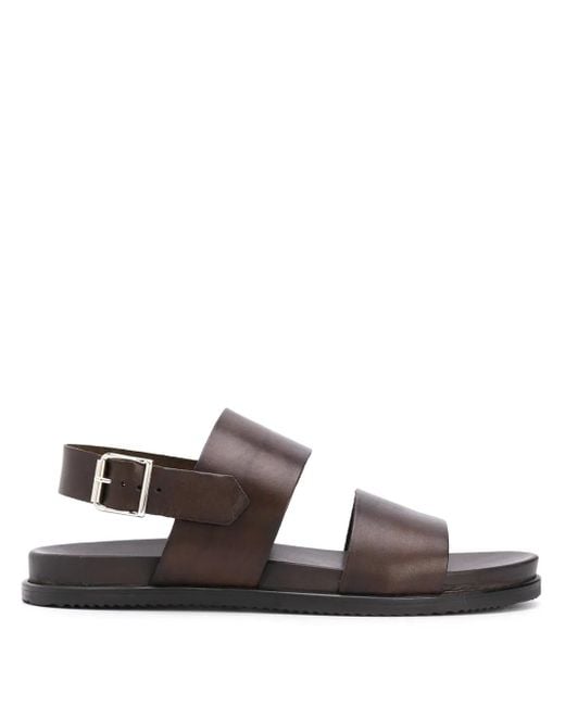 Scarosso Brown Antonio Strap Sandals for men