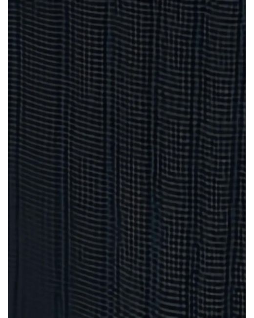 Gallo Black Ribbed Knee-High Socks for men