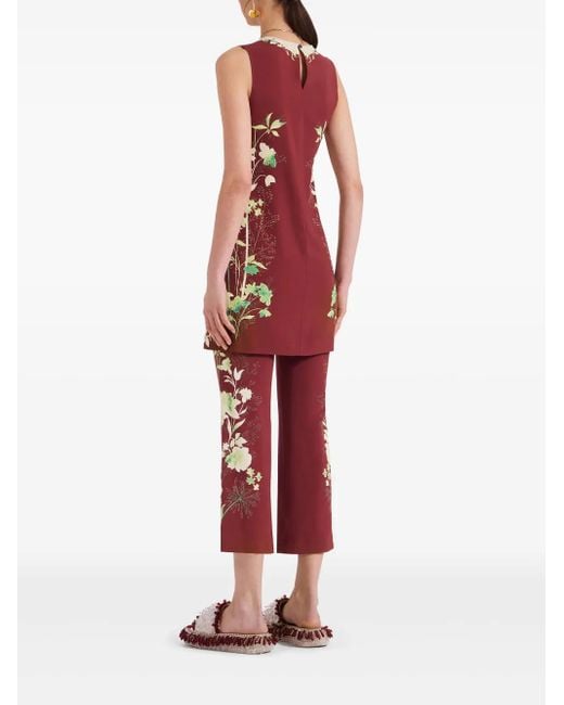 LaDoubleJ Red Tunic-Style Top