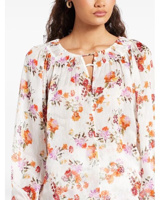 Aje. White Cyma Blouse
