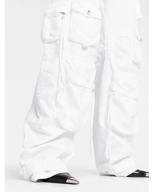 The Attico White ''fern'' Jeans