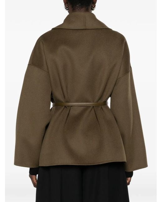 Max Mara Green Belted Jacket