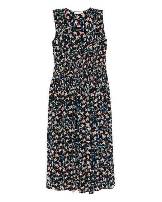 Abito Midi Sylvie Con Scollo A V di Ulla Johnson in Black