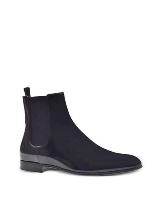 Gianvito Rossi Blue Alain Elasticated-Panel Boots for men