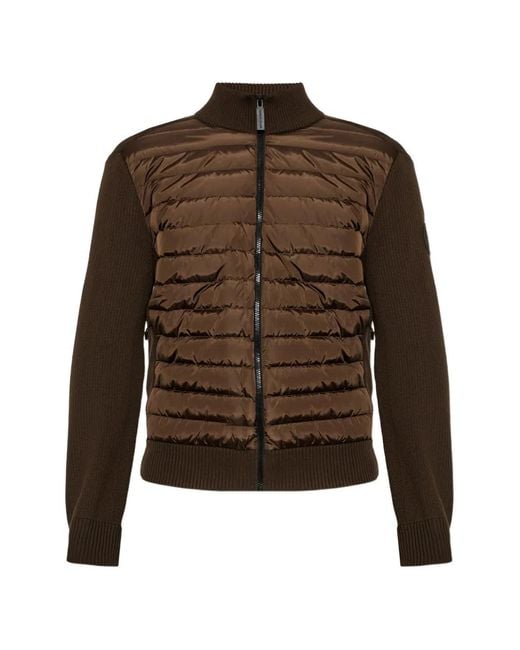 Canada Goose Brown Zip-Up Padded Jacket for men