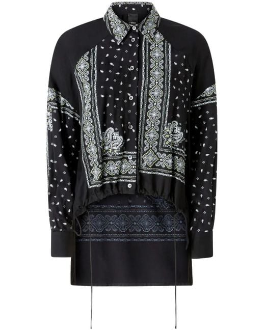 Pinko プリント シャツ Black