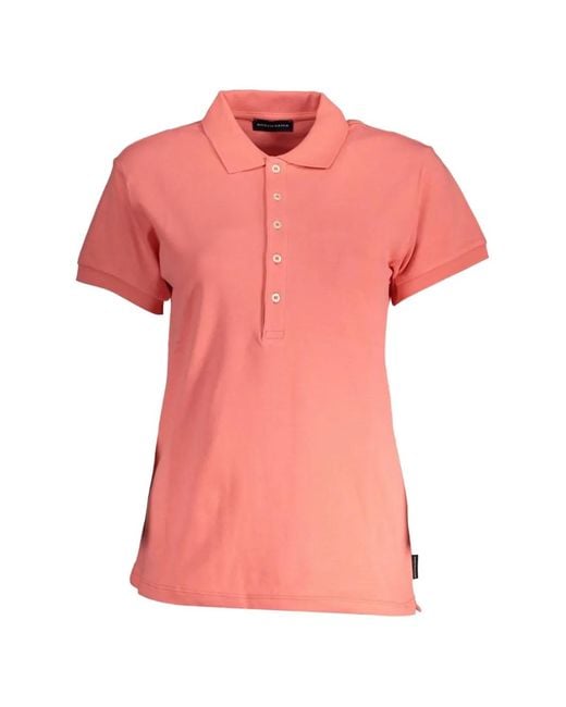 North Sails Pink Short-Sleeve Polo Shirt