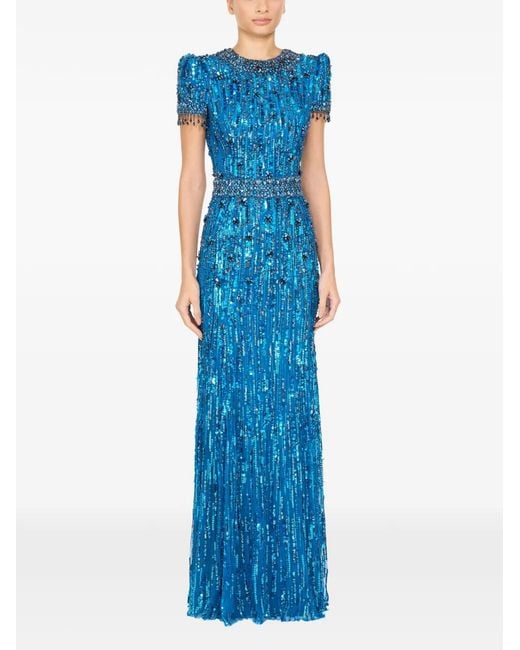 Jenny Packham Blue Roxy Gown