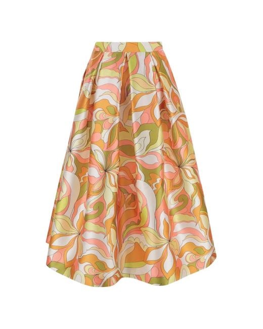 Lunatica Milano White Printed Skirt