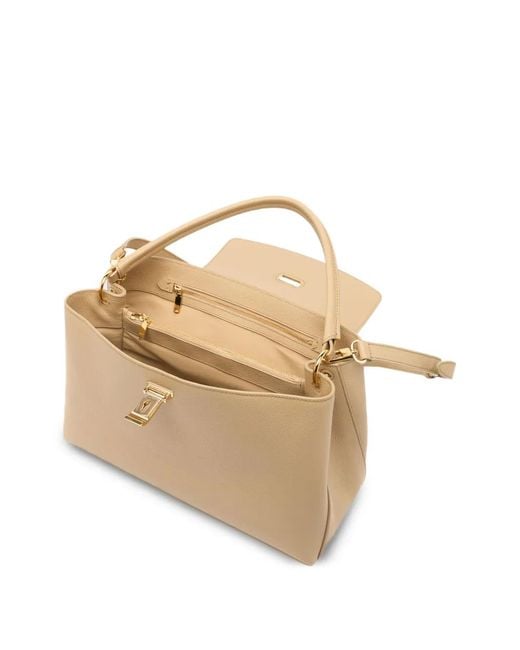 Bally Natural Lock Me Top Handle
