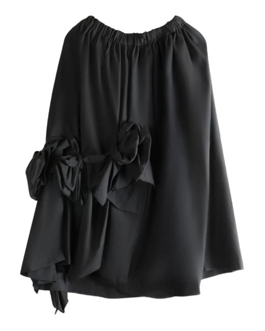 Comme des Garçons リボンディテール スカート Black