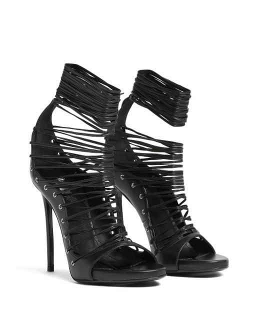 DSquared² Black Riri Heeled Sandals