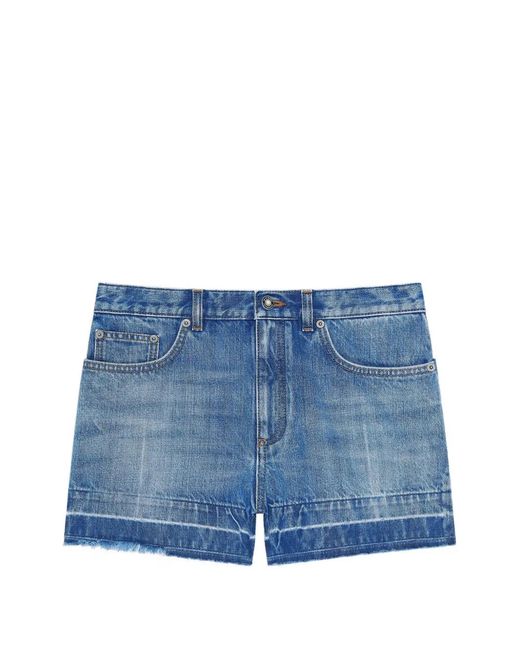 Givenchy Denim Shorts in het Blue