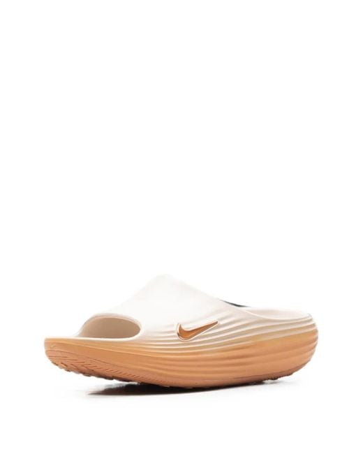 Nike White Reactx Rejuven8 Slides for men