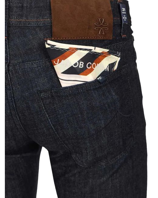 Jacob Cohen Blue Nick Five-Pocket Nick Jeans for men