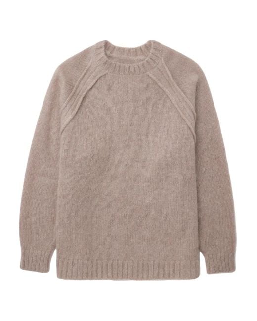 Undercover Mohairpullover mit Raglanärmeln in Brown für Herren
