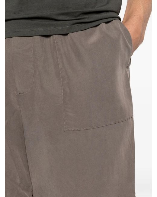Calvin Klein Gray Drawstring-Fastening Shorts for men