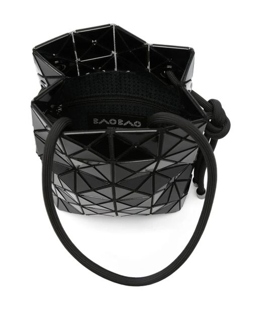 Issey Miyake Black Beuteltasche Mit Geometrischem Muster