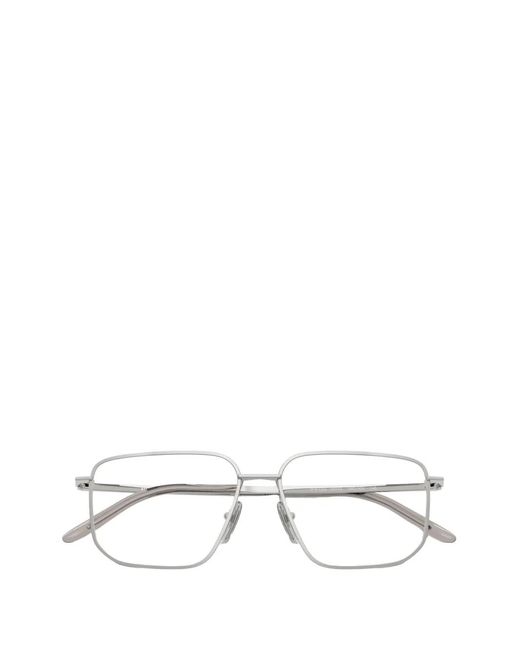 Prada White Eckige Brille