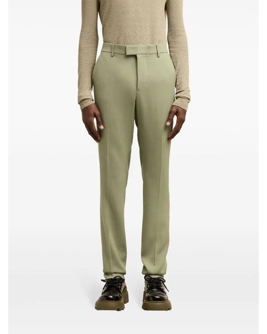 AMI Green Tailored Trousers for men